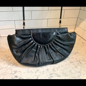 Unique leather Reem purse